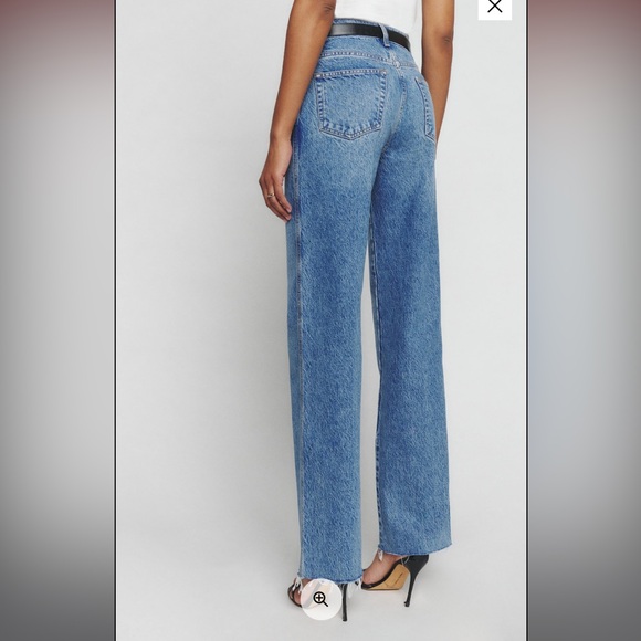 Reformation Val 90s Mid Rise Straight Jeans - Picture 4 of 8